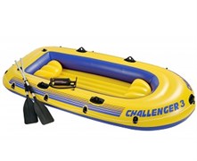 68370 Надувная лодка Challenger 3 Set (до 300кг) 295х137х43см + весла/насос, 2 подушки