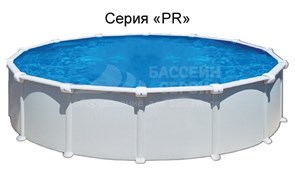 Бассейн GRE круглый (4,6x1,32) светло-голубой комплект с форсункой и скиммером /PR458