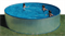 Сборный бассейн GRE Tenerife круглый, ? 450 x 90 см, 12,71 м3, с фильтром и лестницей, цвет оцинкованный серый