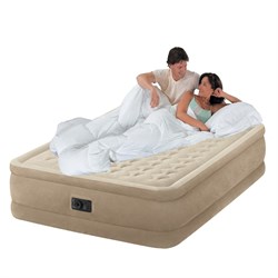 64458 Надувная кровать Ultra Plush Bed 152х203х46см, встроенный насос 220V - фото 79201