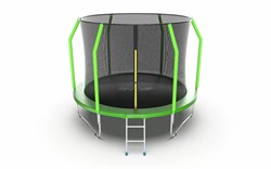EVO JUMP Cosmo 10ft (Green) Батут с внутренней сеткой и лестницей, диаметр 10ft (зеленый) - фото 92334