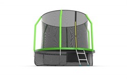 EVO JUMP Cosmo 10ft (Green) + Lower net. Батут с внутренней сеткой и лестницей, диаметр 10ft (зеленый) + нижняя сеть - фото 92338