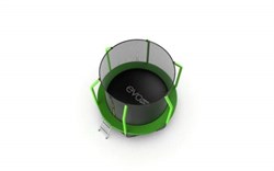 EVO JUMP Cosmo 8ft (Green) Батут с внутренней сеткой и лестницей, диаметр 8ft (зеленый) - фото 92342