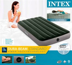 64107 Надувной матрас Intex Twin Dura-Beam Prestige Downy Airbed - фото 93973