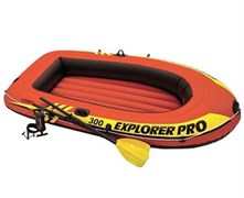 58358 Надувная лодка Explorer Pro 300 Set 244х117х36см (весла 59623, насос 68612) до 200кг