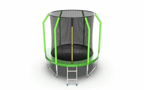 EVO Jump Cosmo 6ft (Green) Батут с внутренней сеткой и лестницей, диаметр 6ft (зеленый)