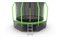 EVO JUMP Cosmo 12ft (Green) + Lower net. Батут с внутренней сеткой и лестницей, диаметр 12ft (зеленый) + нижняя сеть - фото 92331