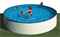 Сборный бассейн GRE Lanzarote круглый, ? 350 x 90 см, 7,69 м3, с фильтром и лестницей, цвет белый - фото 93622