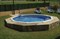 Сборно-разборный бассейн круглый  GRE "PE" диаметр 3,5 м, глубина 1,5 м - фото 93651