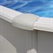 Сборный бассейн GRE Fidji круглый, ? 460 x 120 см, 17,45 м3, со скиммером и форсункой, плёнка 0,3 мм (цвет белый) - фото 93661