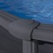 Сборный бассейн GRE Granada овальный, 500 x 300 x 132 см, 16,21 м3, с фильтром, скиммером, лестницей и подстилкой, плёнка 0,4 мм, отделка под графит - фото 93763