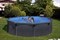Сборный бассейн GRE Granada круглый, ? 550 x 132 см, 27,79 куб. м - фото 93774